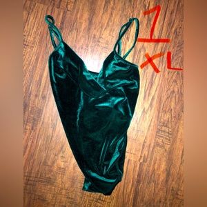 Velvet bodysuit